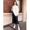 image:imageZeagoo Skirts for Women High Waist Skirt Elegant Midi Skirt SatinNavy Blue