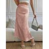 image:imageZeagoo Skirts for Women High Waist Skirt Elegant Midi Skirt SatinPat6