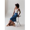 image:imageZeagoo Skirts for Women High Waist Skirt Elegant Midi Skirt SatinRoyal Blue