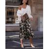 image:imageZeagoo Skirts for Women High Waist Skirt Elegant Midi Skirt SatinSf209