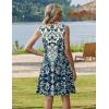image:imageZeagoo Summer Dresses for Women 2026 Sleeveless Casual Floral Tshirt Sundress with Pockets Loose Tank Beach DressBlue Boho Print