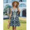 image:imageZeagoo Summer Dresses for Women 2026 Sleeveless Casual Floral Tshirt Sundress with Pockets Loose Tank Beach DressBlue Boho Print