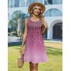 image:imageZeagoo Summer Dresses for Women 2026 Sleeveless Casual Floral Tshirt Sundress with Pockets Loose Tank Beach DressPurple Print