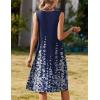 image:imageZeagoo Summer Dresses for Women Flowy Aline Casual Midi Tank Dress Beach Boho Vacation Sundresses Shift Dress with Pockets02 Navy Floral