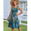 image:imageZeagoo Summer Dresses for Women Flowy Aline Casual Midi Tank Dress Beach Boho Vacation Sundresses Shift Dress with PocketsColorful
