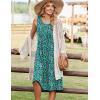 image:imageZeagoo Summer Dresses for Women Flowy Aline Casual Midi Tank Dress Beach Boho Vacation Sundresses Shift Dress with PocketsCx338