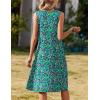 image:imageZeagoo Summer Dresses for Women Flowy Aline Casual Midi Tank Dress Beach Boho Vacation Sundresses Shift Dress with PocketsCx338