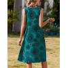 image:imageZeagoo Summer Dresses for Women Flowy Aline Casual Midi Tank Dress Beach Boho Vacation Sundresses Shift Dress with PocketsMz939