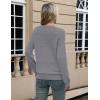 image:imageZeagoo Sweaters for Women Long Sleeve Tops Soft Knit Crew Neck Pullover Sweater Lightweight Crochet 2026 Fall OutfitsA Grey