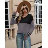 image:imageZeagoo Sweaters for Women Long Sleeve Tops Soft Knit Crew Neck Pullover Sweater Lightweight Crochet 2026 Fall OutfitsBlackgray
