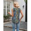 image:imageZeagoo Tank Top for Women V Neck Loose Fit Sleeveless Summer Tops Business Casual Outfits Dressy Blouses ShirtsMulticolor 779