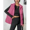 image:imageZeagoo Women Puffer Vest Lightweight Stand Collar Sleeveless Winter Warm Zip Up Padded Outerwear Jackets with Pockets SXXLHot Pink