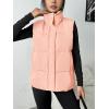 image:imageZeagoo Women Puffer Vest Lightweight Stand Collar Sleeveless Winter Warm Zip Up Padded Outerwear Jackets with Pockets SXXLPink