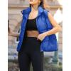 image:imageZeagoo Women Puffer Vest Lightweight Stand Collar Sleeveless Winter Warm Zip Up Padded Outerwear Jackets with Pockets SXXLSky Blue