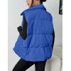 image:imageZeagoo Women Puffer Vest Lightweight Stand Collar Sleeveless Winter Warm Zip Up Padded Outerwear Jackets with Pockets SXXLSky Blue