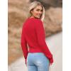 image:imageZeagoo Womens 2026 Fall Crewneck Cropped Sweater Trendy Long Sleeve Ribbed Knit Pullover Jumper TopsZchristmas Print