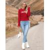 image:imageZeagoo Womens 2026 Fall Crewneck Cropped Sweater Trendy Long Sleeve Ribbed Knit Pullover Jumper TopsZmerry