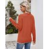 image:imageZeagoo Womens 2026 Fall V Neck Sweater Casual Long Sleeve Lightweight Ribbed Knit Pullover Sweaters Dressy Casual TopsCaramel