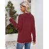 image:imageZeagoo Womens 2026 Fall V Neck Sweater Casual Long Sleeve Lightweight Ribbed Knit Pullover Sweaters Dressy Casual TopsZ  Merry
