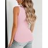 image:imageZeagoo Womens Double Lined V Neck Tank Tops Summer Slim Fit Basic Sleeveless Shirts Cute Trendy Going Out TopsPink