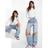 image:imageZeagoo Womens Long Sleeve Shirts Mock Neck Basic Slim Fitted Tops Lightweight Stretch Base Layer TShirtA White