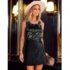 image:imageZeagoo Womens Sleeveless Sparkle Shimmer Camisole Vest Glitter Sequin Tank Tops1black