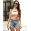 image:imageZeagoo Womens Sleeveless Sparkle Shimmer Camisole Vest Glitter Sequin Tank TopsChampagne