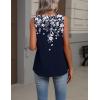 image:imageZeagoo Womens Tank Tops Summer Sleeveless Loose Fit Tops V Neck Pleated Shirts Basic Tees Dressy Casual Trendy ClothesSf103