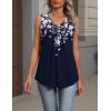 image:imageZeagoo Womens Tank Tops Summer Sleeveless Loose Fit Tops V Neck Pleated Shirts Basic Tees Dressy Casual Trendy ClothesSf103
