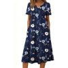 Navy Blue Print