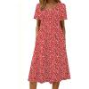 Red Round Dot Print