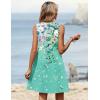 image:imageZeagoo Summer Dresses for Women 2026 Sleeveless Dress V Neck Tank Dress Pleated Floral Tshirt Sundresses with PocketsFloral6