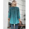 image:imageZeagoo Womens 34 Length Sleeve Tops V Neck Tunic Casual Dressy Blouse Floral Printed ShirtsWillowfloral