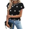 White Floral-black Jh454