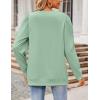 image:imageZeagoo Christmas Long Sleeve Shirts for Women Winter 2025 Ladies Tops and Blouses Casual Fashion ClothingGreen