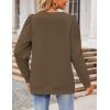 image:imageZeagoo Christmas Long Sleeve Shirts for Women Winter 2025 Ladies Tops and Blouses Casual Fashion ClothingKhaki