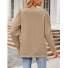 image:imageZeagoo Christmas Long Sleeve Shirts for Women Winter 2025 Ladies Tops and Blouses Casual Fashion ClothingLight Brown