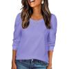 image:imageZeagoo Christmas Long Sleeve Shirts for Women Winter 2025 Ladies Tops and Blouses Casual Fashion ClothingPurple