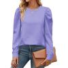 image:imageZeagoo Christmas Long Sleeve Shirts for Women Winter 2025 Ladies Tops and Blouses Casual Fashion ClothingPurple