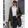 image:imageZeagoo Womens Zip Up Hoodies Long Tunic Sweatshirts Oversized Fleece Casual Long Sleeve 2024 Fall Hoodie Jacket Coat01 Army Green