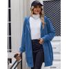 image:imageZeagoo Womens Zip Up Hoodies Long Tunic Sweatshirts Oversized Fleece Casual Long Sleeve 2024 Fall Hoodie Jacket Coat01 Blue
