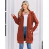 image:imageZeagoo Womens Zip Up Hoodies Long Tunic Sweatshirts Oversized Fleece Casual Long Sleeve 2024 Fall Hoodie Jacket Coat01 Caramel