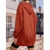 image:imageZeagoo Womens Zip Up Hoodies Long Tunic Sweatshirts Oversized Fleece Casual Long Sleeve 2024 Fall Hoodie Jacket Coat01 Caramel