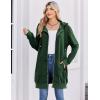 image:imageZeagoo Womens Zip Up Hoodies Long Tunic Sweatshirts Oversized Fleece Casual Long Sleeve 2024 Fall Hoodie Jacket Coat01 Dark Green