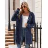 image:imageZeagoo Womens Zip Up Hoodies Long Tunic Sweatshirts Oversized Fleece Casual Long Sleeve 2024 Fall Hoodie Jacket Coat01 Dark Navy Blue