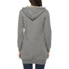 image:imageZeagoo Womens Zip Up Hoodies Long Tunic Sweatshirts Oversized Fleece Casual Long Sleeve 2024 Fall Hoodie Jacket Coat01 Grey