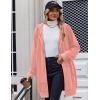 image:imageZeagoo Womens Zip Up Hoodies Long Tunic Sweatshirts Oversized Fleece Casual Long Sleeve 2024 Fall Hoodie Jacket Coat01 Pink