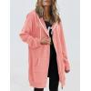 image:imageZeagoo Womens Zip Up Hoodies Long Tunic Sweatshirts Oversized Fleece Casual Long Sleeve 2024 Fall Hoodie Jacket Coat01 Pink