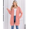 image:imageZeagoo Womens Zip Up Hoodies Long Tunic Sweatshirts Oversized Fleece Casual Long Sleeve 2024 Fall Hoodie Jacket Coat01 Pink