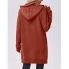 image:imageZeagoo Womens Zip Up Hoodies Long Tunic Sweatshirts Oversized Fleece Casual Long Sleeve 2024 Fall Hoodie Jacket CoatCaramel